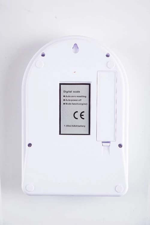 ميزان مطبخ رقمي لون أبيض
