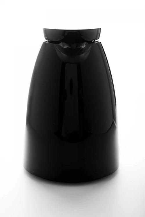 ترمس للقهوة و الشاي لون أسود بسعة 1 لتر حافظ للحرارة 12 ساعة