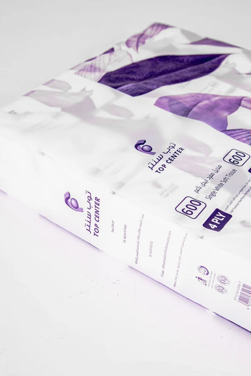 مناديل توب سنتر أبيض ناعم 10 علب 600 منديل مفرد