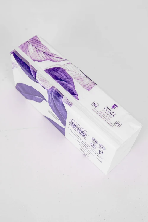 مناديل توب سنتر أبيض ناعم 3 علب 300 منديل مفرد