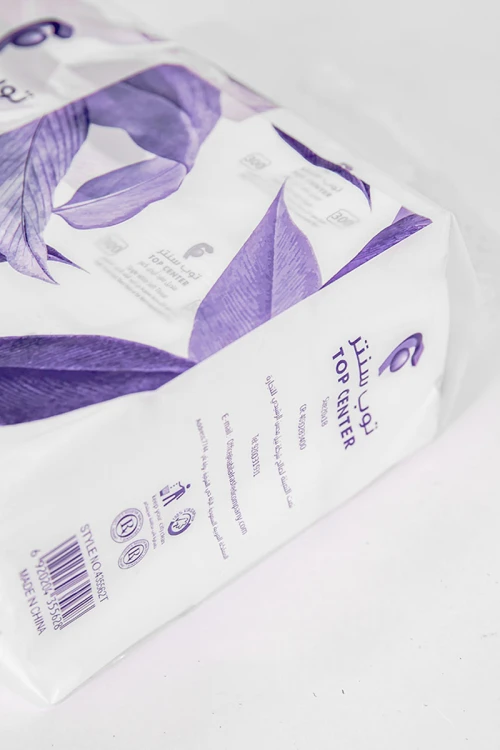 مناديل توب سنتر أبيض ناعم 3 علب 300 منديل مفرد