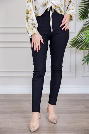 بنطلون نسائي طويل لون أسود 