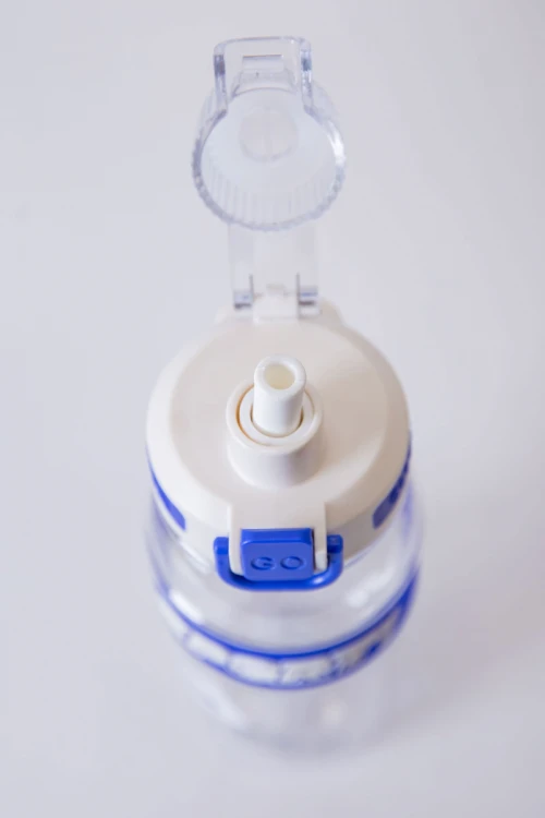 زمزمية مدرسية متعددة الألوان مشروب بارد بلاستيك شفاف