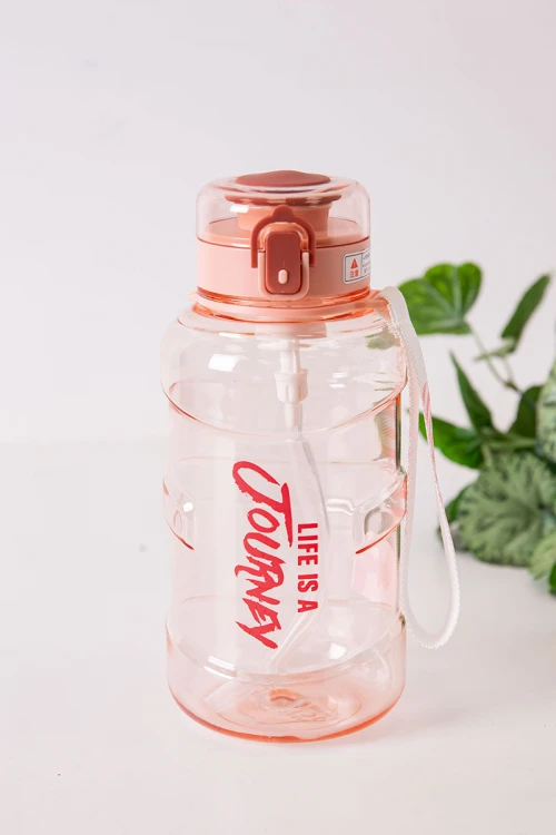 زمزمية مدرسية متعددة الألوان مشروب بارد بلاستيك شفاف