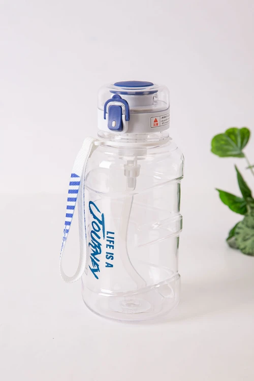 زمزمية مدرسية متعددة الألوان مشروب بارد بلاستيك شفاف