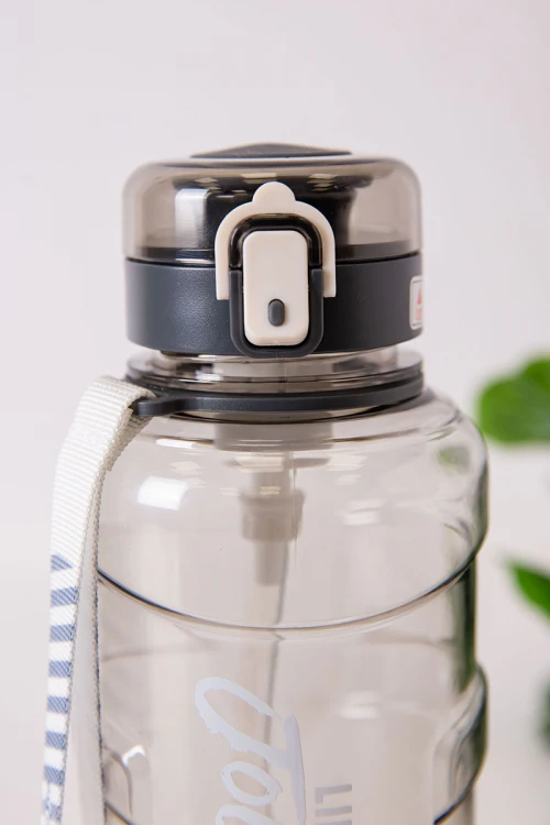 زمزمية مدرسية متعددة الألوان مشروب بارد بلاستيك شفاف