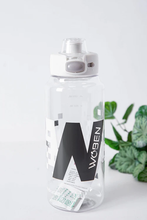 زمزمية مدرسية متعددة الألوان مشروب بارد بلاستيك شفاف