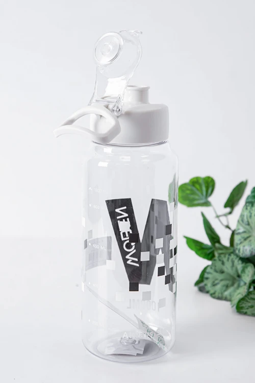 زمزمية مدرسية متعددة الألوان مشروب بارد بلاستيك شفاف