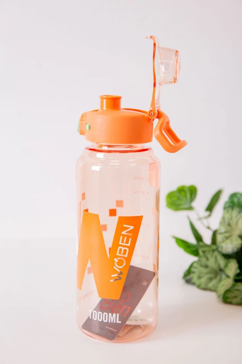 زمزمية مدرسية متعددة الألوان مشروب بارد بلاستيك شفاف