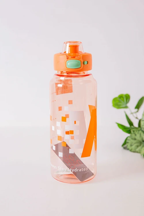 زمزمية مدرسية متعددة الألوان مشروب بارد بلاستيك شفاف