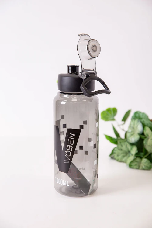 زمزمية مدرسية متعددة الألوان مشروب بارد بلاستيك شفاف