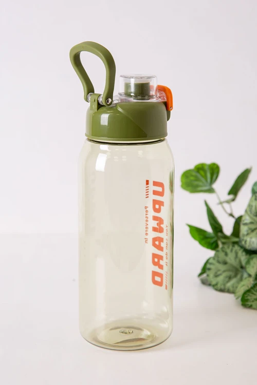 زمزمية مدرسية متعددة الألوان مشروب بارد بلاستيك شفاف