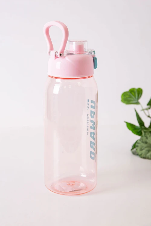 زمزمية مدرسية متعددة الألوان مشروب بارد بلاستيك شفاف