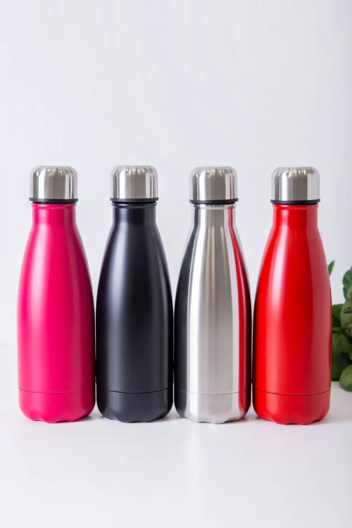 زمزمية مدرسية متعددة الألوان ستيل حافظ للبرودة و الحرارة