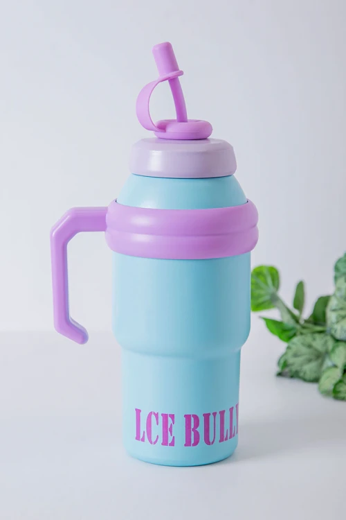 زمزمية مدرسية متعددة الألوان مشروب بارد بلاستيك