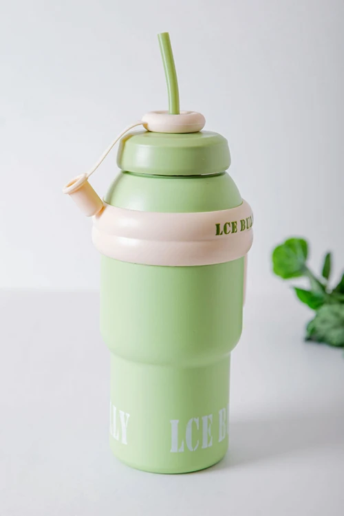 زمزمية مدرسية متعددة الألوان مشروب بارد بلاستيك