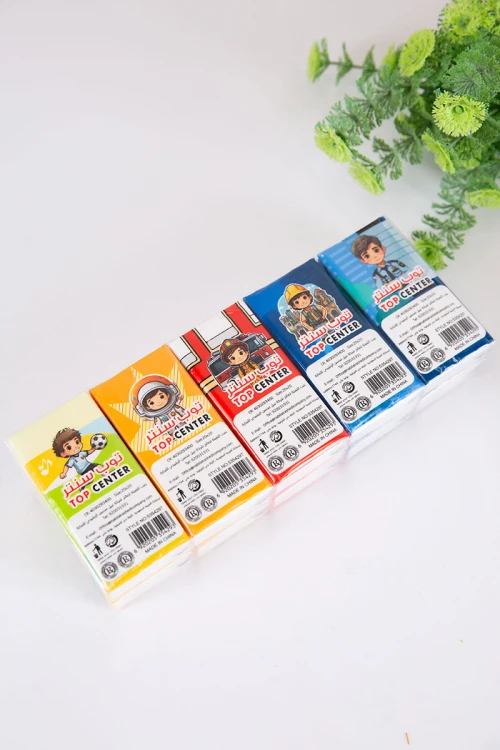 مناديل أطفال ولادي مزينة برسومات كرتونية 10 حبات