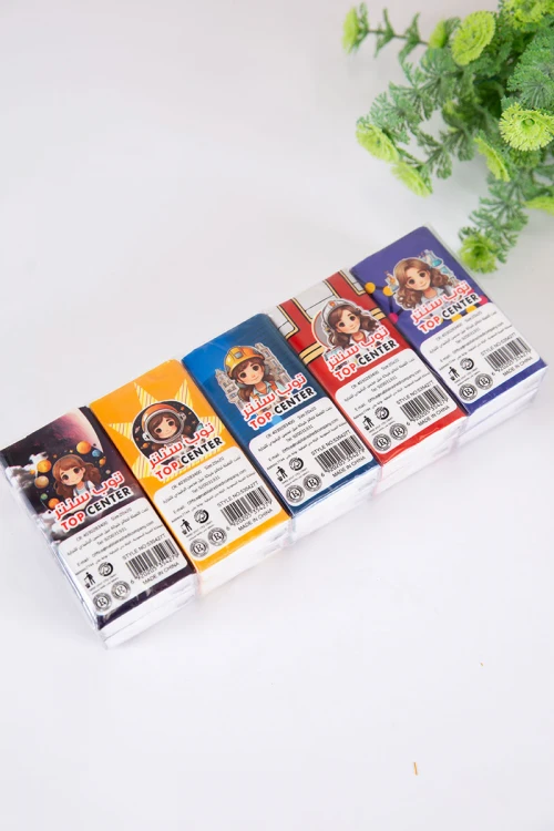 مناديل أطفال ولادي مزينة برسومات كرتونية 10 حبات