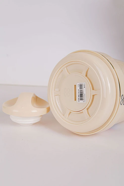 ترمس للقهوة أو الشاي لون سكري حافظ للحرارة و البرودة بسعة 1 لتر