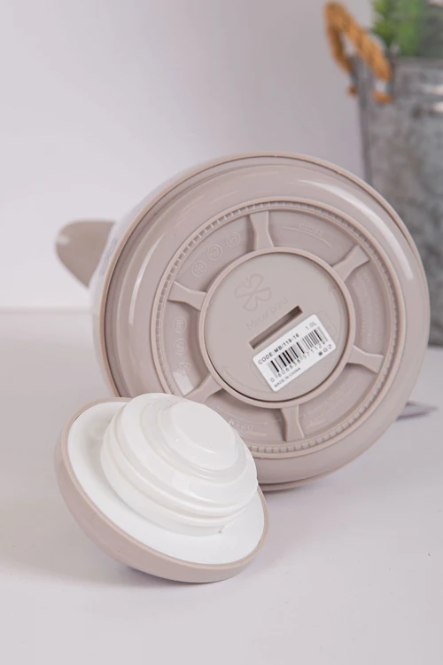 ترمس للقهوة أو الشاي لون لحمي حافظ للحرارة و البرودة بسعة 1 لتر