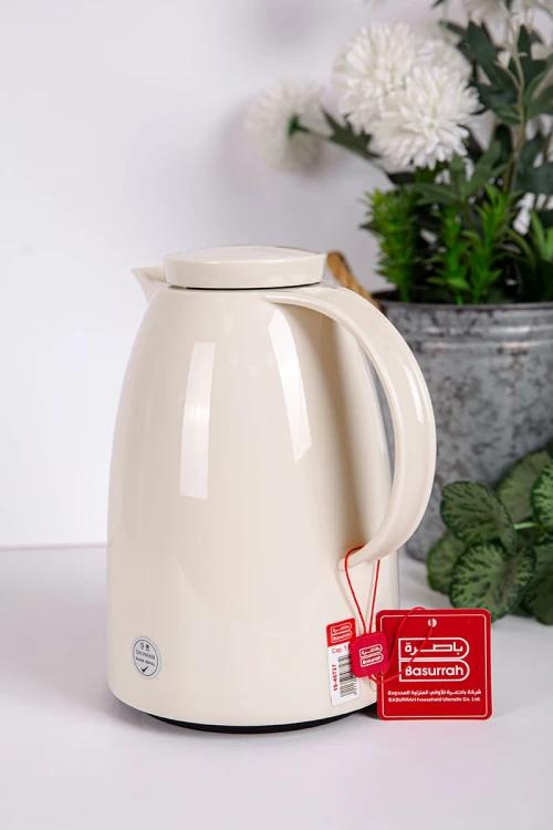 ترمس للقهوة و الشاي لون اوف وايت حافظ للحرارة و البرودة بسعة 1 لتر