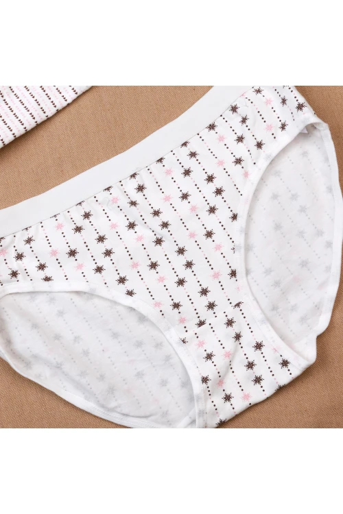 طقم سراويل داخلية مزخرف - 4 قطع