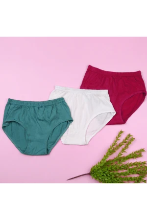 سروال داخلي ساده  - 3 قطع 