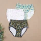 مجموعة سراويل داخلية مزخرفة - 3 قطع