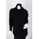 هودي نسائي صوف لون أسود بقبعة متصلة و أكمام طويلة