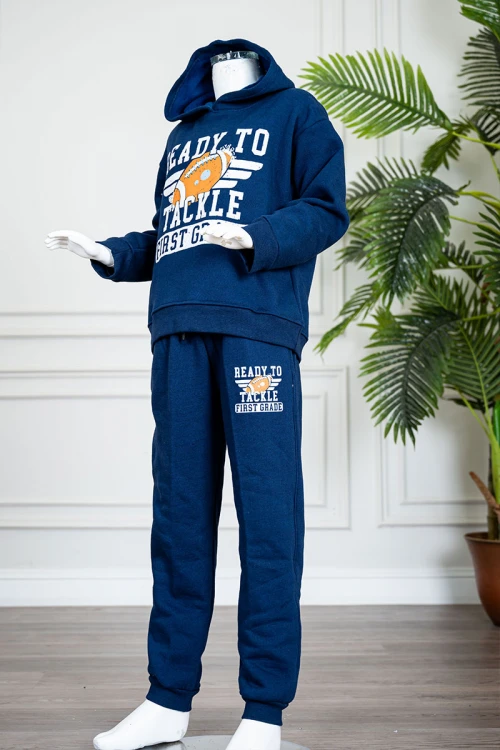 طقم-قطعتين-ولادي-شتوي-لون-كحلي-مزين-بكتابات-و-رسومات-