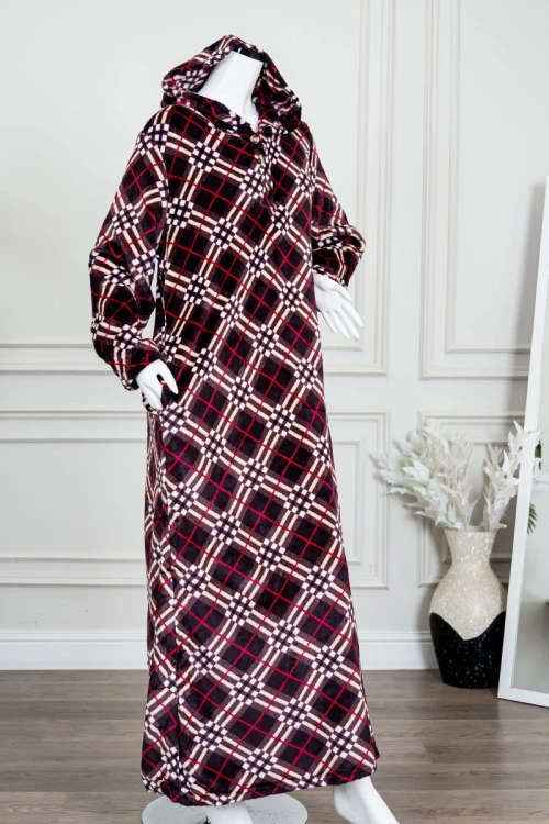 قميص-نسائي-طويل-شتوي-متعدد-الألوان-مع-تداخلات-بأشكال-