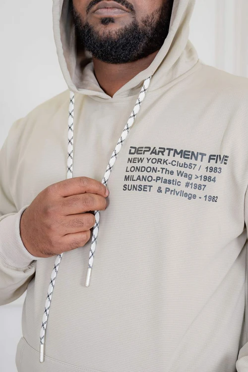 طقم-رجالي-شتوي-قطعتين-لون-بيج-ببلوفر-هودي-قبعة-متصلة-