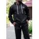طقم-رجالي-شتوي-قطعتين-لون-أسود-ببلوفر-هودي-قبعة-متصلة