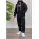 طقم-رجالي-شتوي-قطعتين-لون-أسود-ببلوفر-هودي-قبعة-متصلة-