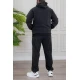 طقم-رجالي-شتوي-قطعتين-لون-أسود-ببلوفر-هودي-قبعة-متصلة-