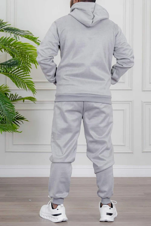 طقم-رجالي-شتوي-قطعتين-لون-رمادي-ببلوفر-هودي-قبعة-متصلة-