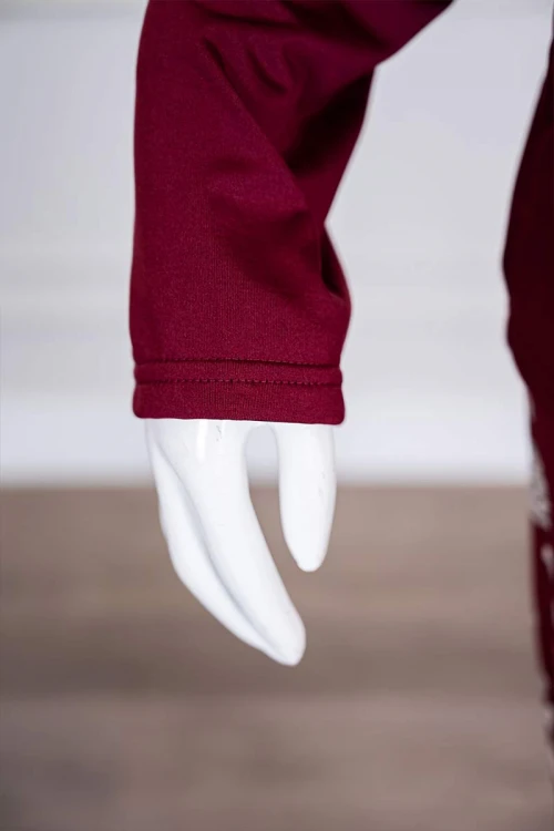 بيجاما-نسائية-قطعتين-لون-عودي-برسومات-و-كتابات