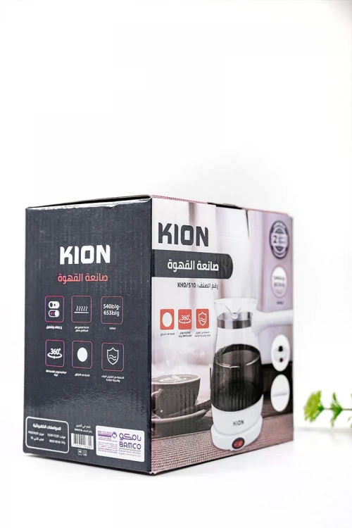 مكينة قهوة كهربائية لون أبيض  540-653 واط