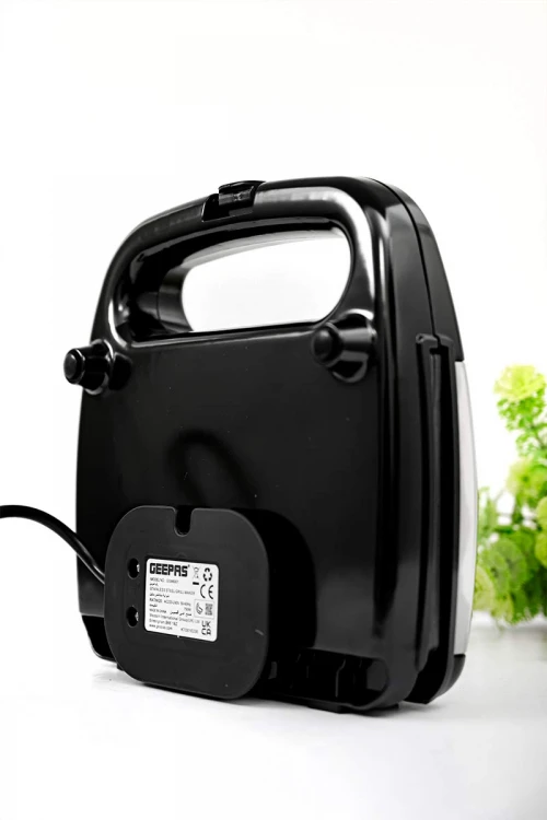 جهاز شواية كهربائي لون أسود و رمادي مكون من ألواح غير لاصقة بقوة 750 واط