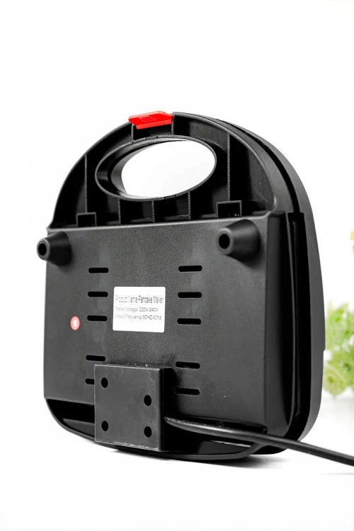 سخان ساندويتشات كهربائي لون أسود مكون من ألواح مسطرة غير لاصقة بقوة 750 واط