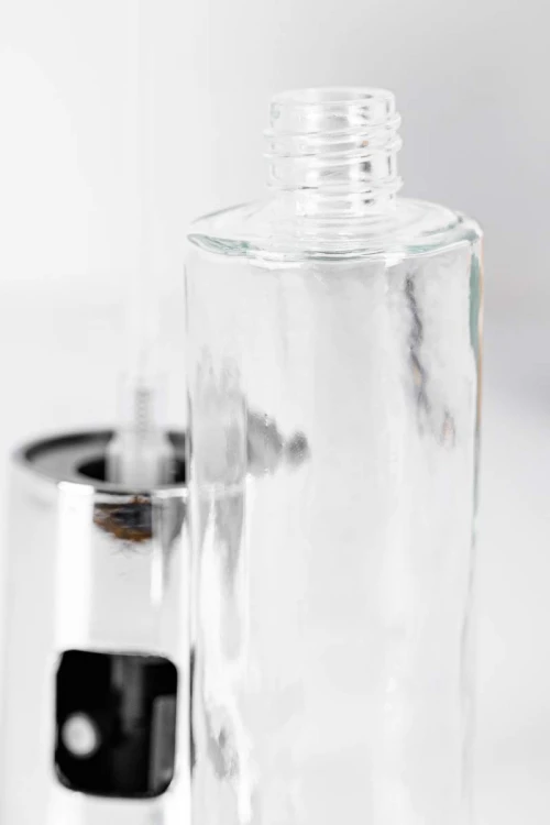 بخاخ زيت طعام بسعة 100 مل مصنوع من الفولاذ المقاوم للصدأ و الزجاج