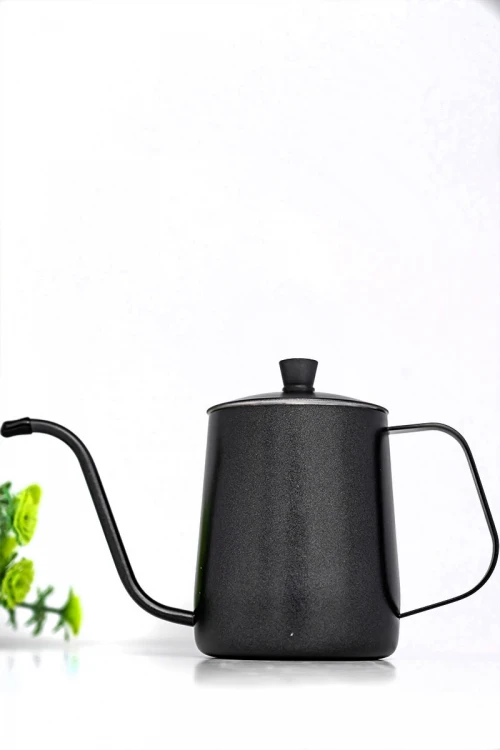 شنطة قهوة لون أسود لتحضير قهوة مقطرة v60 من 15 قطعة متكاملة