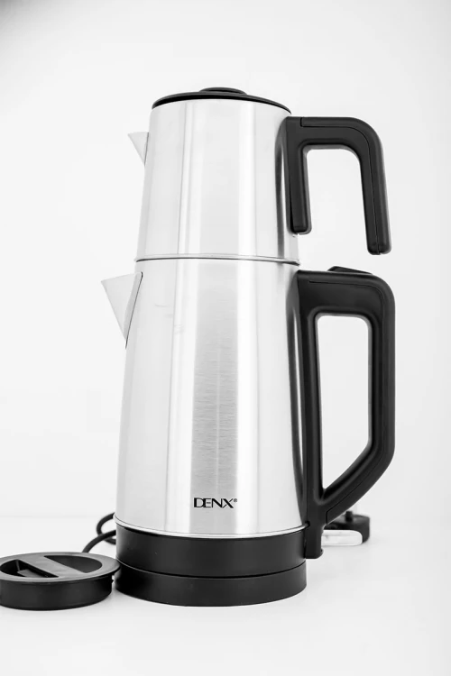 غلاية كهربائية ستيل مزدوجة من دينيكس بسعة إجمالي 3 لتر