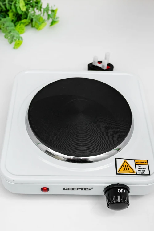 موقد كهربائي محمول مفرد بلوح صلب واحد من الحديد بقوة 1000 واط