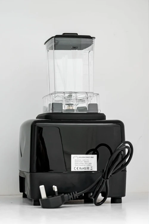 خلاط كهربائي مع مطحنة حبوب و وعاء زجاج 2 لتر بشفرات من الفولاذ المقاوم للصدأ و محرك نحاسي بقوة 6500 واط