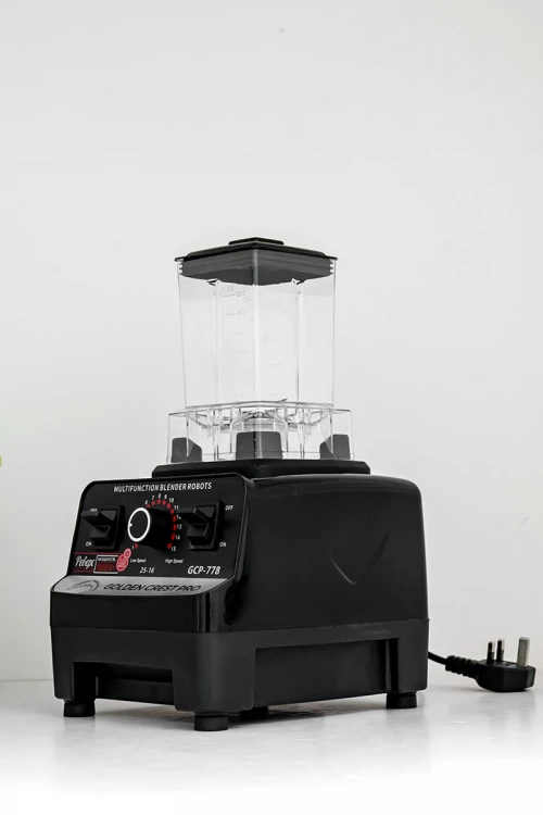 خلاط كهربائي مع مطحنة حبوب و وعاء زجاج 2 لتر بشفرات من الفولاذ المقاوم للصدأ و محرك نحاسي بقوة 6500 واط