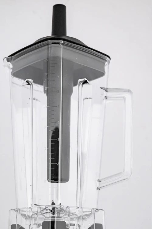 خلاط كهربائي مع مطحنة حبوب و وعاء زجاج 2 لتر بشفرات من الفولاذ المقاوم للصدأ و محرك نحاسي بقوة 6500 واط