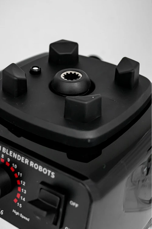 خلاط كهربائي مع مطحنة حبوب و وعاء زجاج 2 لتر بشفرات من الفولاذ المقاوم للصدأ و محرك نحاسي بقوة 6500 واط