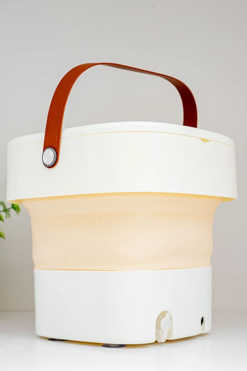 غسالة متنقلة قابل للطي متعدد الاوان بسعة 11 لتر و بقوة 40 واط