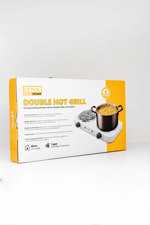 موقد كهربائي مزدوج من دينكس بقوة 2000 واط